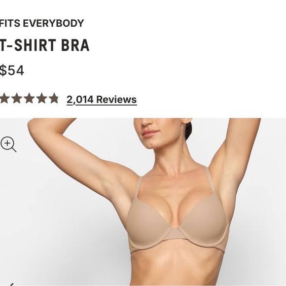 SKIMSFits EverybodyT-Shirt Bra in Clay